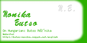 monika butso business card